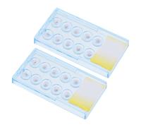 HOMOCONO 20 Pezzi Gioielli per Denti con Cristalli Sintetici Chiari e Scatola di Conservazione Facile da Usare per Decorazione Brillante Colore Casuale