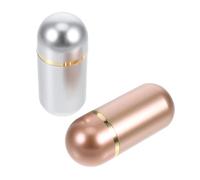 HOMOCONO 2pezzi Contenitori Medicinali Da Viaggio Piccoli Pill Holder Compatti e Portatili Per Borsa Confezione Contenitori Resistenti Umidità e Ossigeno Per Farmaci e Integratori