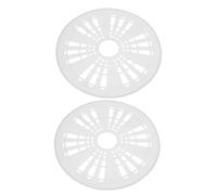 HOMOCONO 2pezzi Copertura Per Copri Lavatrice Bianca Accessorio Per Stiratura Automatica Parte Di Copertura Per Di Disidratazione Per Forniture Per Lavanderia Domestiche