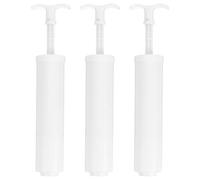 HOMOCONO 3 Pezzi Pompa Manuale per Sacchetti Sottovuoto, Compatta in Pvc