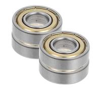 HOMOCONO 4pezzi Cuscinetto in Acciaio per Ruota Anteriore di Sedia Rotelle Cuscinetto per Forcella di Walker di Parti Interne del Mozzo Cuscinetti Abbinati per Sostituzione Riparazione