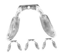HOMOCONO 4pezzi Naselli Occhiali in Silicone Antiscivolo Cuscinetti Naso Comfort Traspiranti Per Montature Per Ragazzo Ragazza Ragazza e Adulti Trasparenti Semi-avvolgenti