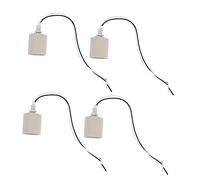 HOMOCONO 4pezzi Portalampada Ceramica Con Design Vite Per Lampade Sospese e Decorazioni Fai Da Te