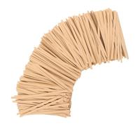 HOMOCONO 500 Pezzi Lacci per Sacchetti di Carta Kraft per Pane e Dolci, Fascette Resistenti e Facili da Usare, per Panetteria e Conservazione Alimentare