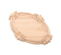 HOMOCONO Applique Intagliata in Legno per Cornici, Stile Classico | Decorazione Murale per Cornici e Mobili, Finitura Kaki, Applicazione Rapida, Personalizzazione Semplice