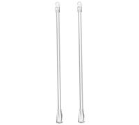 HOMOCONO Aste per Tende 2 Pezzi in Pp Trasparente Gancio e Manico, Facile Installazione e Funzionamento Comodo, Accessori Eleganti per Tende a Lamelle Verticali