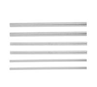 HOMOCONO Bastoncini per Texture in Metallo Argento, Leggeri e Resistenti 6 Pezzi Strumenti Creativi per Modellare Argilla e Sculture DIY Teste di Varie Forme