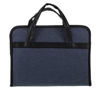 HOMOCONO Borsello da Viaggio Portadocumenti in Oxford Resistente con Lucchetto Combinazione Organizer per File e Laptop Borsa da Lavoro con Manico per Riunioni e Ufficio
