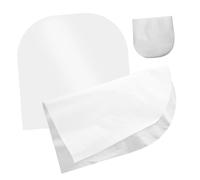 HOMOCONO Buste Antistatiche per Vinili 12 Pollici Pp Bianco 50 Pezzi | Copertine per Disco in Vinile, per Conservazione e Display, Accessori per Archivio Domestico