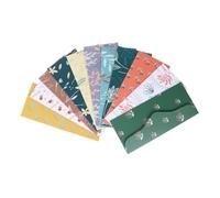 HOMOCONO Buste per Contanti in Carta Rame Impermeabili 12 Pezzi Metodo Budget Creativo Leggero e Facile da Trasportare Stile Retrò per Risparmio Soldi e Organizzazione