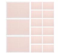 HOMOCONO Carta Quadrettata Rosa A4 per Studenti e Architetti, 100 Fogli Resistenti e Portatili per Calcoli e Disegni Tecnici di Coordinate