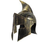 HOMOCONO Casco Soldato Medievale in Plastica Vintage, Accessorio Costume Comodo per Performance e Fotografia, Copricapo Antico per Uomo e Donna