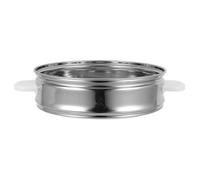 HOMOCONO Cestello Vaporiera in Acciaio Inossidabile per Pentola da 2l, Resistente e Non Si Deforma, per Cottura a Vapore di Riso e Panini a Casa in Ristorante