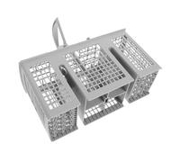 HOMOCONO Cesto Per Posate Da Lavastoviglie Inossidabile Organizzatore Resistente e Pratico Per Utensili Da Cucina Compatibile Con Lavastoviglie e Design Antiusura Per Uso Quotidiano