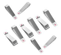 HOMOCONO Clip per Cornice Foto Parasole Auto in Acciaio Inossidabile 10 Pezzi Presa Sicura e Design Raffinato per Uso Interno Veicolo