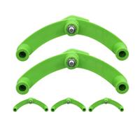 HOMOCONO Clip per Supporto Piante 5 Pezzi in ABS Verde, Regolabili Design a Tre Colonne, Resistente a Caldo e Freddo, per Modellare Rami e Sostenere la Crescita di Bonsai e Piante