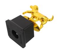 HOMOCONO Coppa per Competizioni Cinofile 1° Classificato Cane, Base Nera | Plastica, Colore Oro Lucido, per Scaffali e Tornei Sportivi Cinofili, Design Raffinato