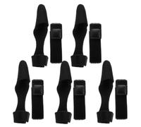 HOMOCONO Copri Punte Canne da Pesca Protezione Delicata della Canna Set 10 Pezzi e Nero Fascia Elastica e Cappuccio Protettivo, Materiale Tessuto Resistente, Adatto per Pesca All'aperto