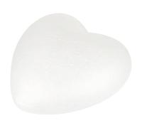 HOMOCONO Cuori di Schiuma a Forma di Cuore 15cm per Decorazioni Fai da Te, Possono Essere Incollati e Dipinti, per Centrotavola DIY e Natale