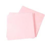 HOMOCONO Dimensione Portatile Panni in Microfibra 80 Pezzi Panna Rosa per Lucidatura Delicata per Pulizia Occhiali e Gioielli di Lenti e Schermi