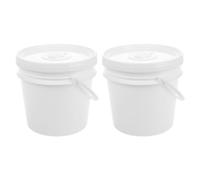 HOMOCONO Distributore di Salviette Umide in Plastica 2 Pezzi con Grande Capacità e Coperchio Bianco, Contenitore Multifunzione per Salviette da Bagno e Auto Facile da Trasportare