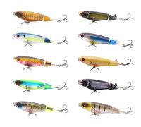 HOMOCONO Esca Artificiale Oro ABS 6# per Pesca All'aperto Azione di Nuoto Realistica e Lunga Distanza di Lancio per Amanti della Pesca