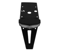 HOMOCONO Fanalino Posteriore Moto Retrò con Luci Integrate e Supporto Targa | Plastica e Lega, Design Compatto e Montaggio Preciso, per Moto Stradali e Uso Urbano Quotidiano