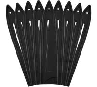 HOMOCONO Fodere per Coltelli da Cucina Nere 20 Pezzi, Protezioni Riutilizzabili per Coltelli da Chef, Custodie Resistenti per Lame Larghe, Sicurezza in Cucina per Uso Domestico