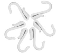 HOMOCONO Ganci a S in Plastica Set da 6 Pezzi per Appendere Piante e Utensili in Cucina e Mobili Soluzione Organizzazione Salvaspazio per Casa