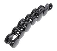HOMOCONO Grande Clip per Chioma Banana Nero in Acrilico e Design Semplice per Coda di Cavallo Stabile Tutto Giorno