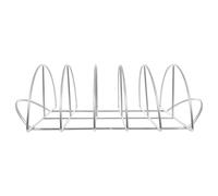 HOMOCONO Graticola per Barbecue in Acciaio Inossidabile, Leggera e Portatile, Supporto Robusto per Costine e Bistecche, per Barbecue a Casa e Picnic