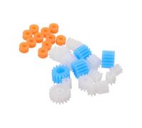 HOMOCONO Kit Ingranaggi in Plastica per Robot e Auto Radiocomandate, 6 Set con Ruote Dentate 2-4mm, Trasmissione Costante per Progetti Artigianali e Scientifici
