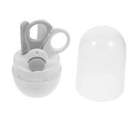 HOMOCONO Kit Manicure con Tagliaunghie in Acciaio Inossidabile e Limetta Strumenti Pedicure Sicuri Custodia Portaoggetti in Pp e Abs Ragazzo Ragazza per Ragazzo Ragazza