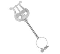 HOMOCONO Letturino Clarinetto Sib Portatile in Ferro Argento, Clip per Spartito Compatta e Leggera, come Stand Clarinetto per Musicisti