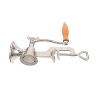 HOMOCONO Macinino Manuale Compatto in Acciaio Inossidabile Argento con Design Portatile, per Nocciole e Avena in Cucina Domestica