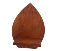 HOMOCONO Mensola Galleggiante Da Parete Legno Bianco Noce Scaffale Sospeso Per Cucina Soggiorno Camera Da Letto Mensole Espositive Vintage Industriale