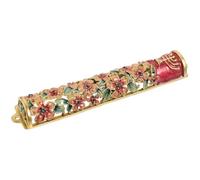 HOMOCONO Mezuzah con Pergamena Resistente e Non Facile da Deformare in Lega Elegante e Chic Decorazione Ebraica Religiosa per Porta D'ingresso e Parete per Casa