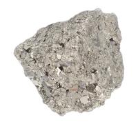 HOMOCONO Minerale di Pirite Irregolare in Colore Argento, Decorazione Versatile e Stabile per Casa e Ufficio, per Studenti e Collezioni Mineralogiche