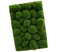 HOMOCONO Muschio Artificiale e Gli in Cotone Verde Effetto Vero per Decorazioni Fai-da-Te, per Ambienti Fatati e Tematici a Tema Bosco