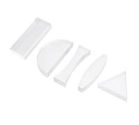 HOMOCONO Ottiche per Insegnamento di Fisica Concave e Convesse Facili da Usare e Pulire in Acrilico Set di 5 per Esperimenti Scolastici