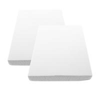 HOMOCONO Pannelli di Schiuma Bianca 2 Pezzi per Diorama Fai da Te, Strumenti Versatili per Modellismo e Trasformazione Paesaggistica, Materiale Leggero e Resistente