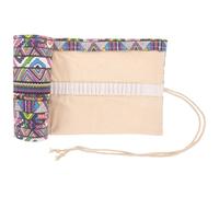 HOMOCONO Pencil Wrap Case 48 Slots in Cotone, Roll Up Design Rope