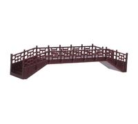 HOMOCONO Ponte Decorativo in Miniatura Accessorio per Micro Paesaggio Ponte in Miniatura per Casa delle Bambole Decorazione in Plastica Resistente alle Intemperie