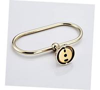 HOMOCONO Porta Asciugamani Anello da Parete in Oro Resistente all Abrasione Design Moderno e Facile da Installare per Bagno Accessorio Elegante per Contemporanei