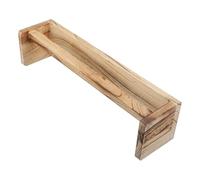HOMOCONO Porta Spezie da Parete in Legno Marrone, Scaffale Portaoggetti a Parete per Cucina, Supporto Porta Spezie Organizer Salvaspazio per Casa, Ristorante e Buffet