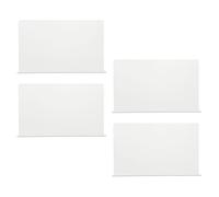 HOMOCONO Protezione per Doccia e Vasca 4 Pezzi, Paraspruzzi Angolare Trasparente 40X12X4 CM, Barriera Antispruzzo per Lavandino, Controllo dell'Acqua in Bagno e Cucina