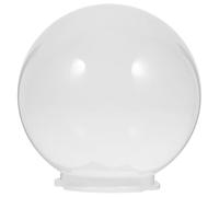 HOMOCONO Ricambi Lampada Ventilatori Sfera Soffitto a per e Paralume Acrilico Bianco, Copertura Protezione Dalla Pioggia e Protezione Lampadina da Esterno Patio e Giardino