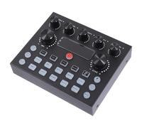 HOMOCONO Scheda Audio Esterna per Tablet e Cellulare Mixer Voce e Effetti, Custodia in Ferro Nero, Capacità 800, per Adulti e Registrazioni Podcast