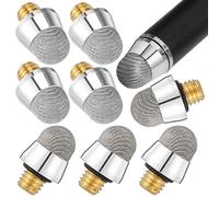 HOMOCONO Set 10 Punte per Penna Stilo Capacitiva M5 6,4 Mm in Rame Ramato, Accessorio di Ricambio per Touchscreen, Compatibile Tablet e Smartphone per Uso Professionale e Creativo