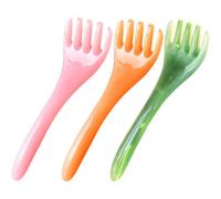 HOMOCONO Set 3 Pettini in Resina per Massaggio del Capelluto, Facili da Impugnare e Portatili, per Collo e Chioma, per Massaggio e Relax Ovunque